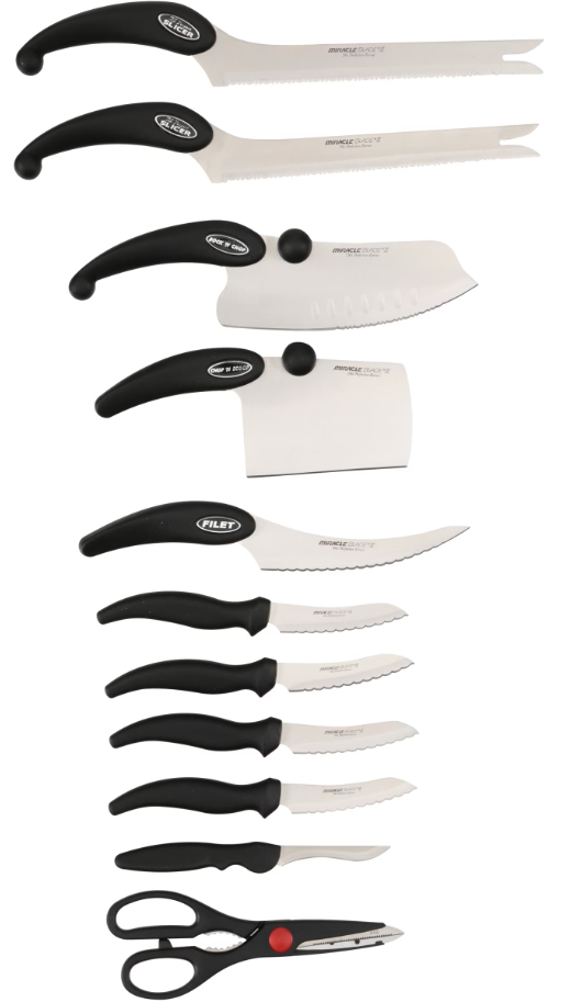 Miracle Blade&reg; World Class, and an additional free set